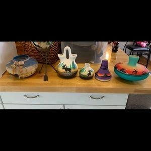 Navajo Pottery Vases